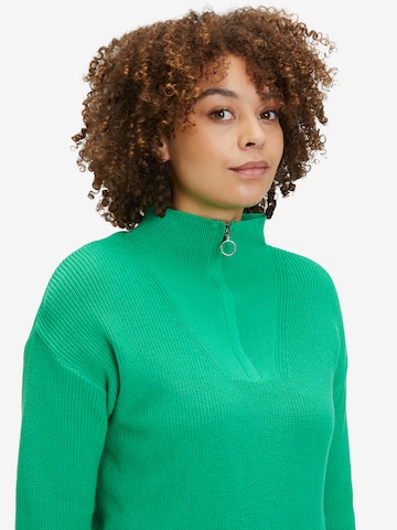 Pull-over Cartoon en vert