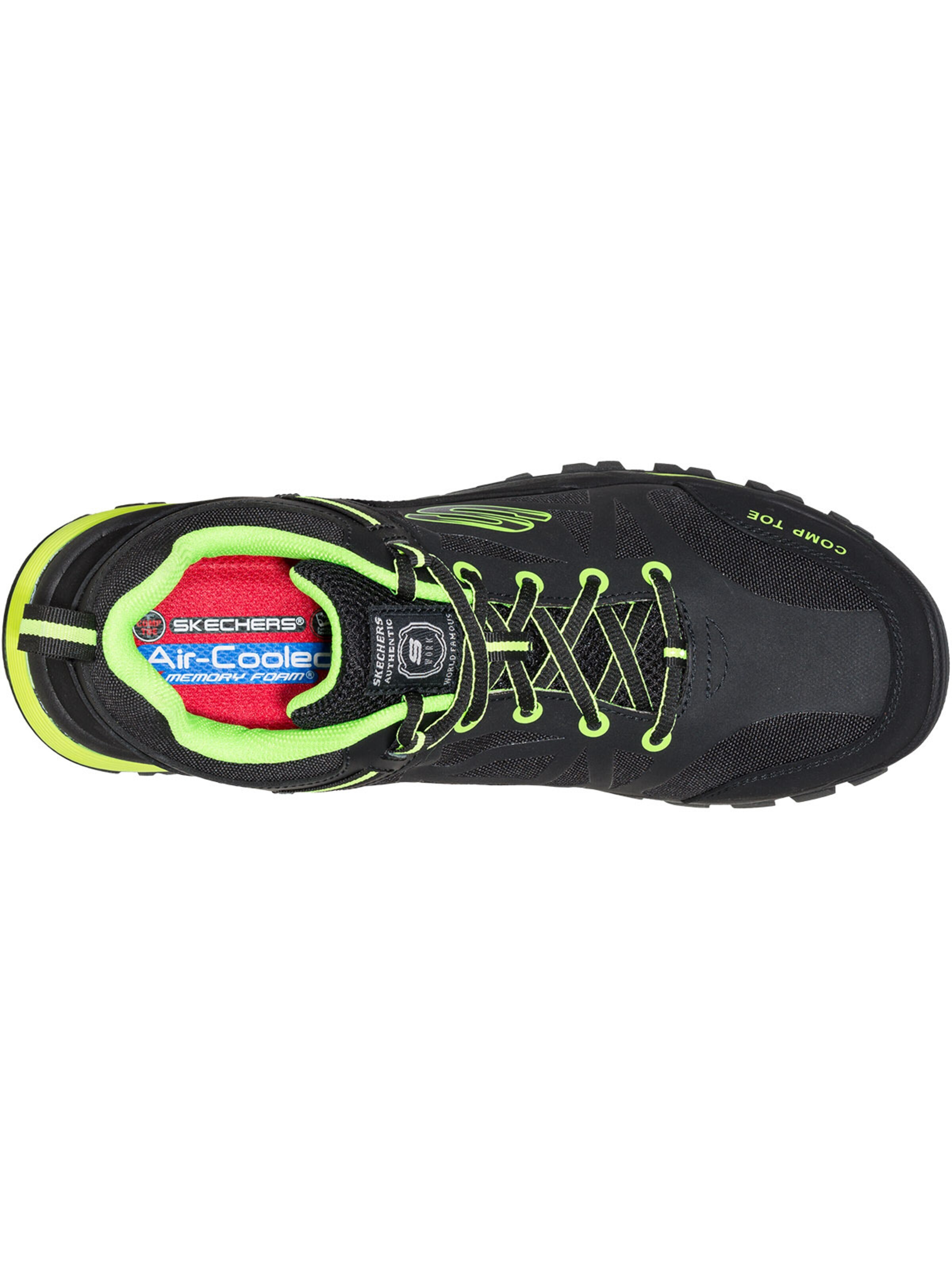 SKECHERS Halbschuh 'Halbschuhe Pending in schwarz/grün'‌‌‌‌ in Schwarz