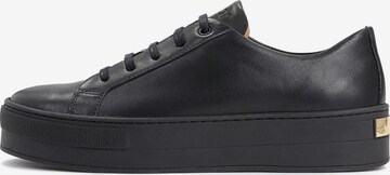 Sneaker low de la Kazar pe negru: față