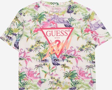 Maglietta di GUESS in rosa: frontale