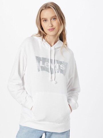 Felpa 'Graphic Standard Hoodie' di LEVI'S ® in bianco: frontale