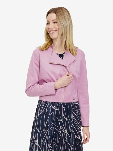 Veste mi-saison Betty & Co en rose : devant