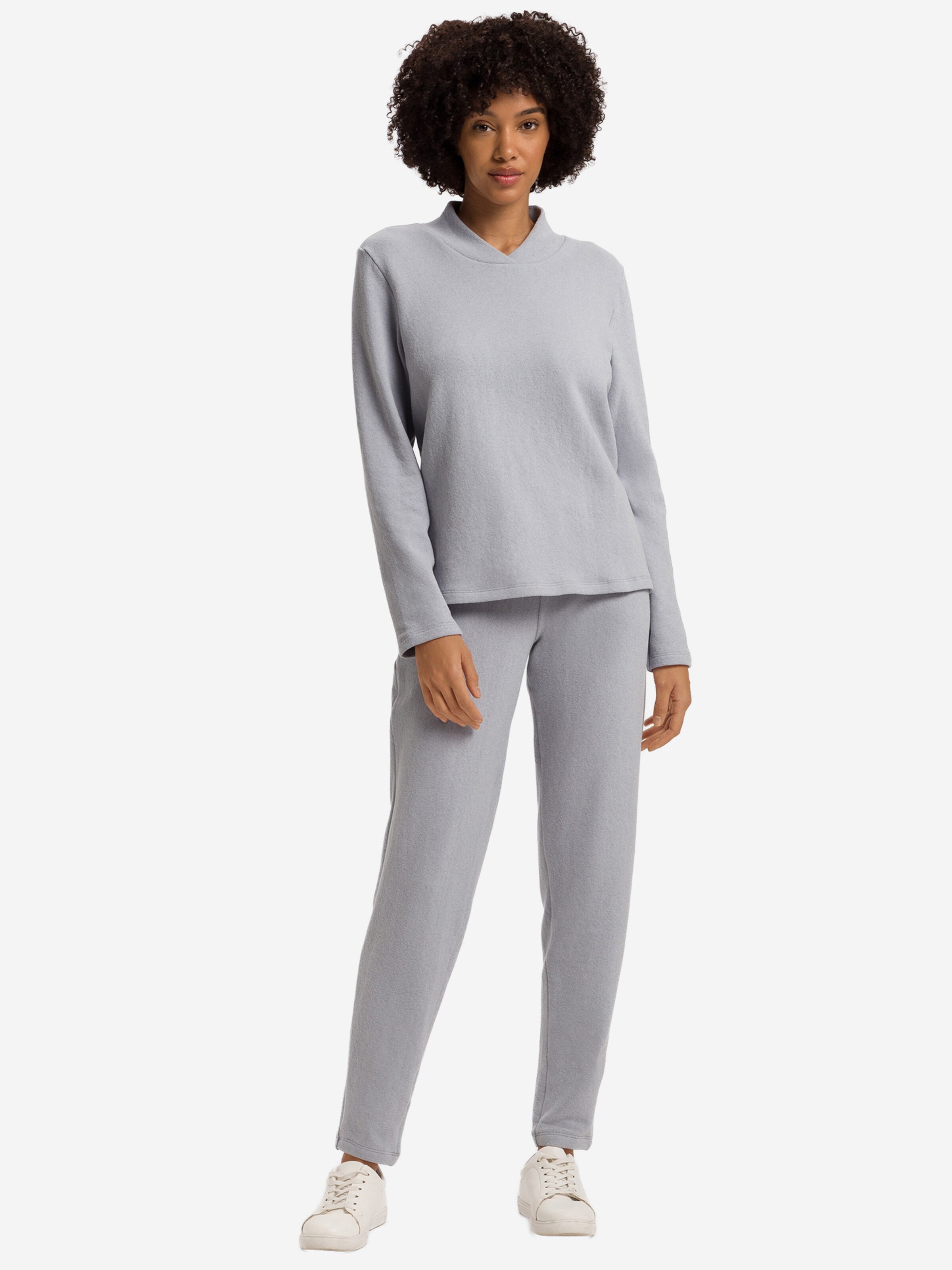 Hanro Sweatshirt ' Easy Wear ' in Grey