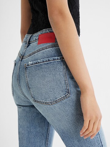 Desigual regular Jeans 'Scarf' i blå