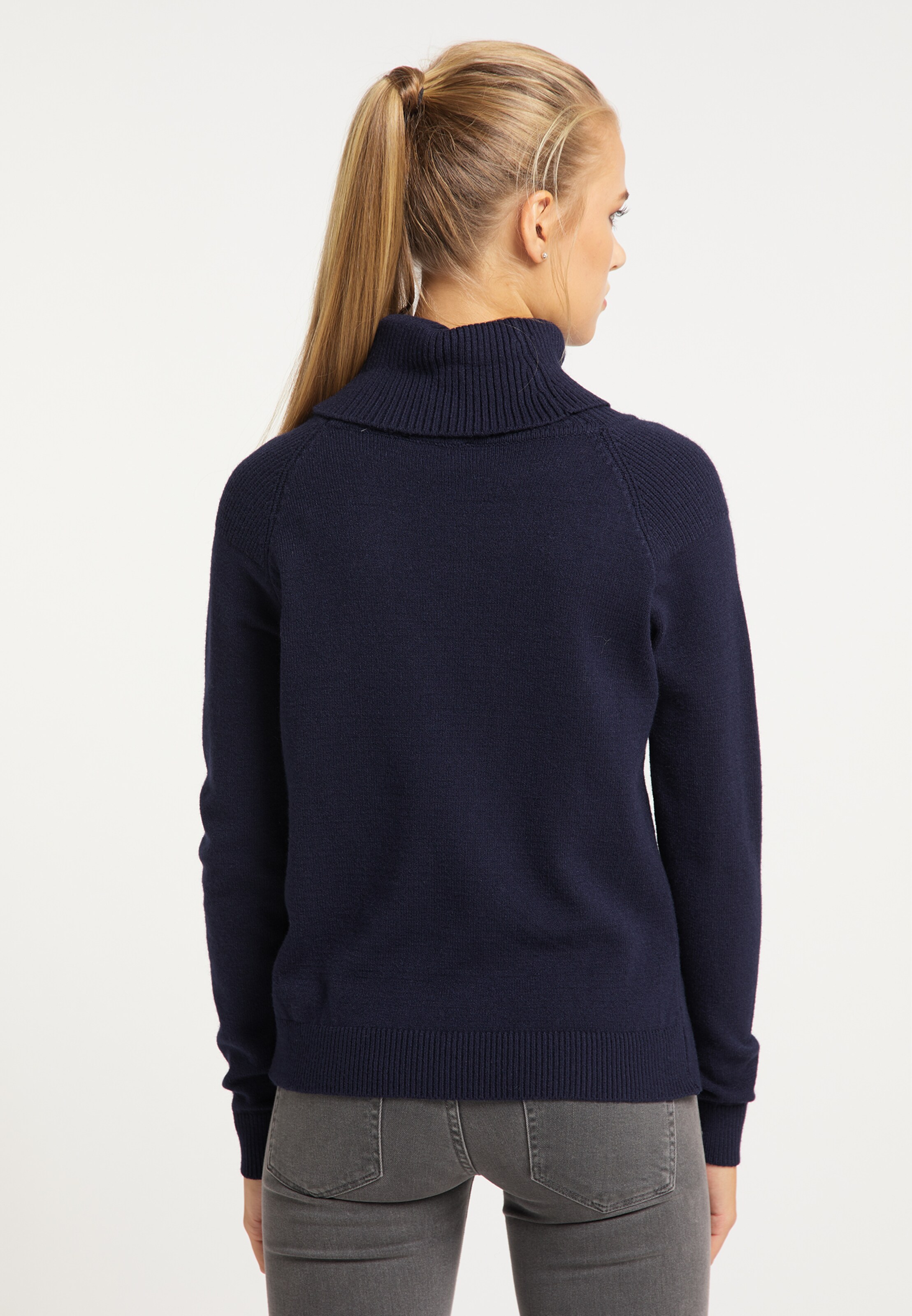 Frauen Große Größen usha BLUE LABEL Pullover in Dunkelblau - UI55973