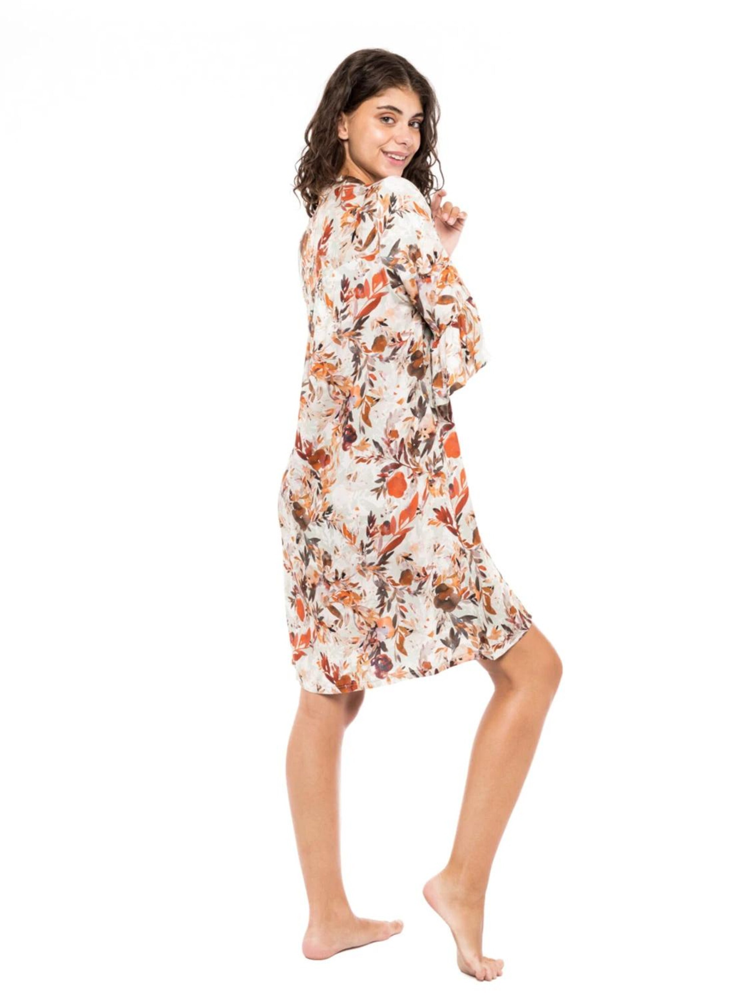Pink Label Καλοκαιρινό φόρεμα 'BEACHWEAR MINT LEAF' σε πράσινο