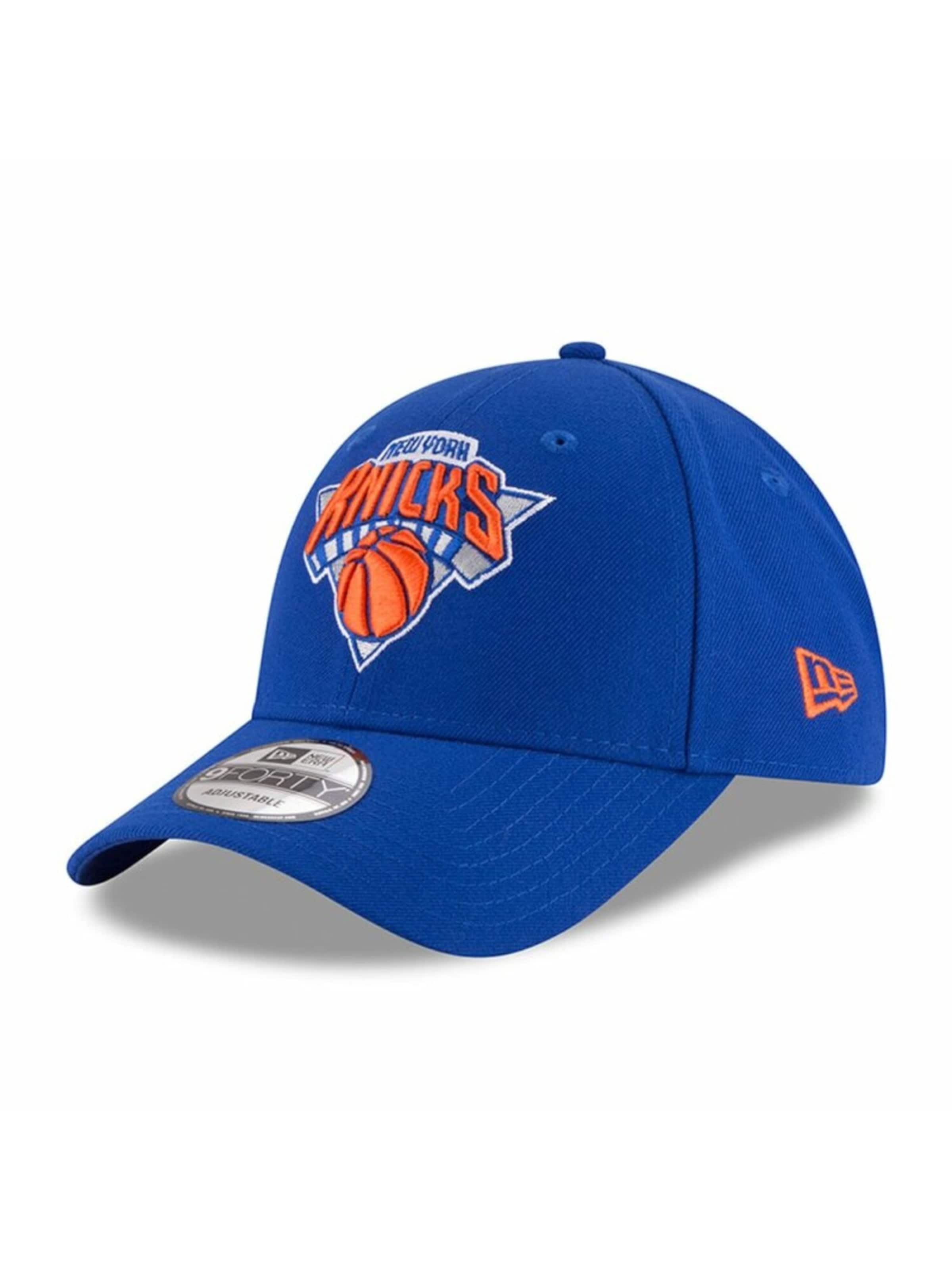 NEW ERA Athletic Cap '9FORTY New York Knicks NBA The League' in Blue: front