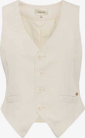 Cream Vest 'Bencon' in Beige: front