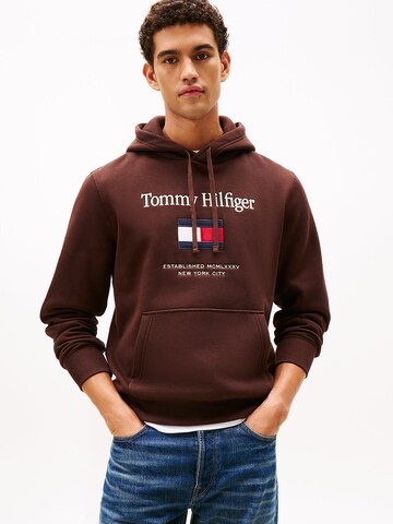 TOMMY HILFIGER Sweatjacke in Rot