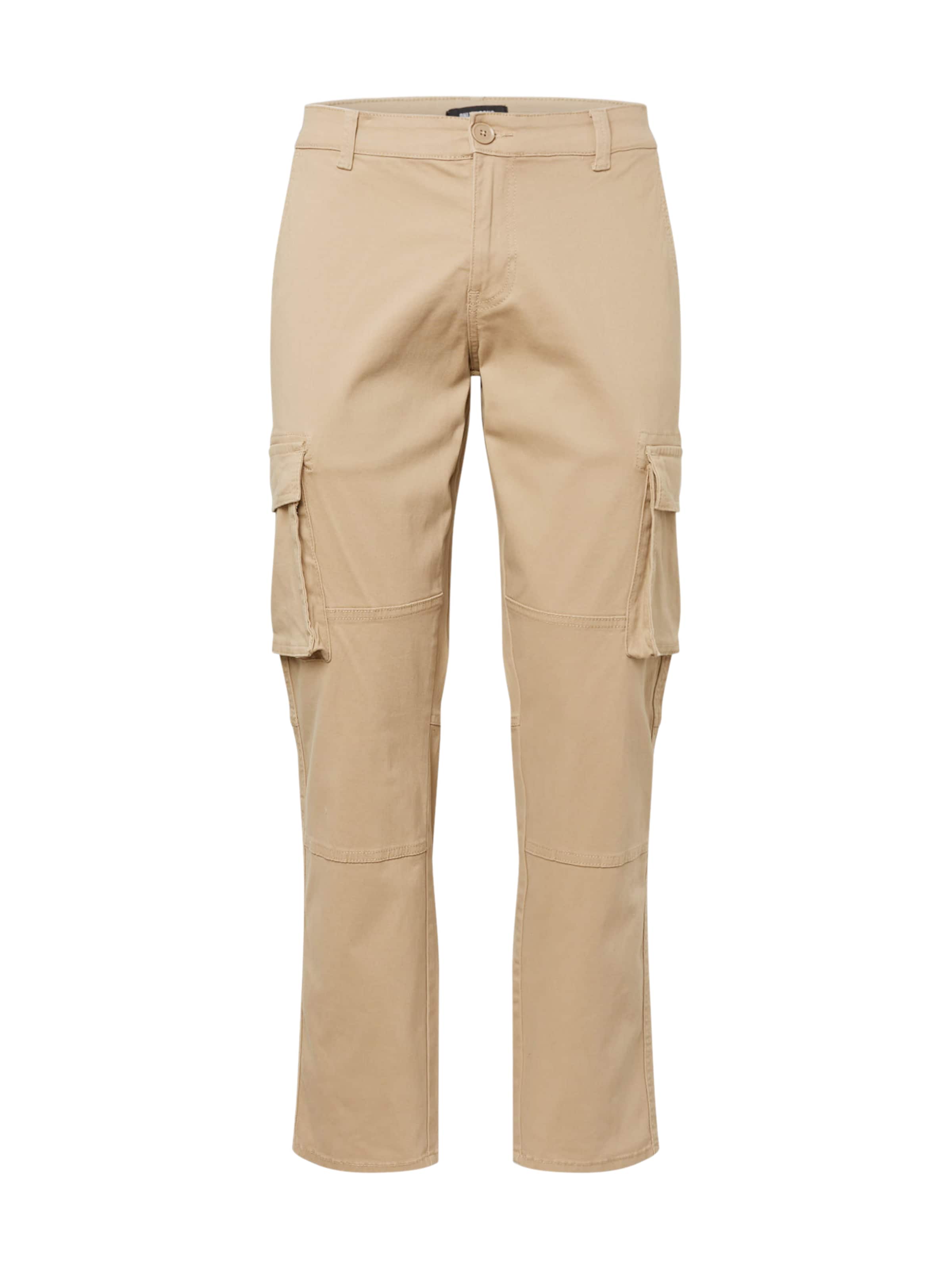 Only & Sons Regular Cargo Pants 'CAM STAGE' in Beige: front
