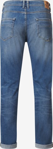 Petrol Industries Slimfit Jeans i blå