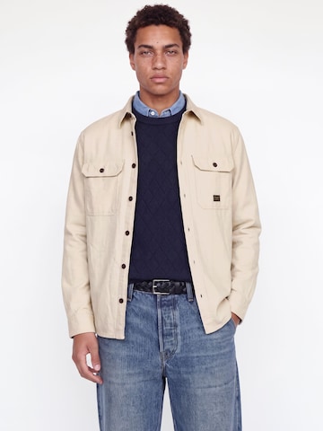 JACK & JONES Comfort Fit Hemd in Beige: Vorderseite