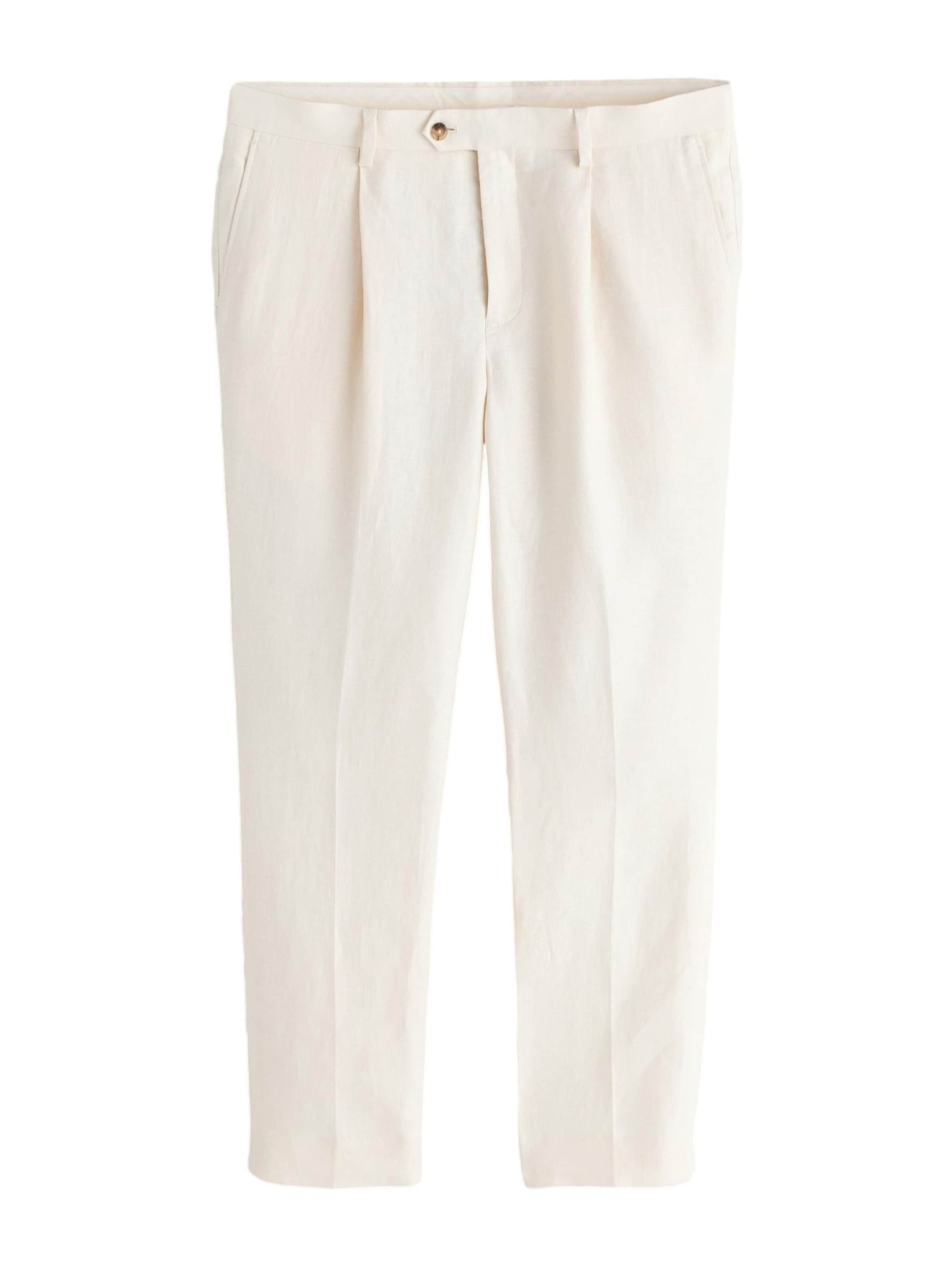 Pantalon à pince Next en beige : devant