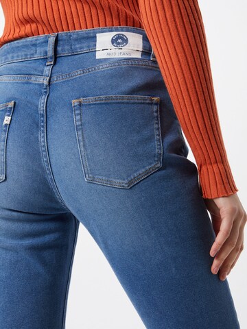 MUD Jeans Скинни Джинсы 'Hazen' в Синий