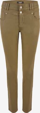 Angels Slim fit Pants in Green: front