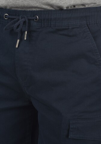 !Solid Regular Cargohose 'Henik' in Blau