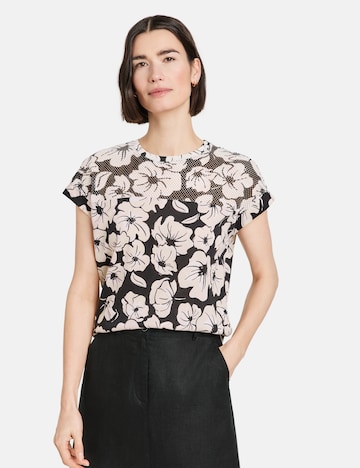 GERRY WEBER T-shirt i svart: framsida