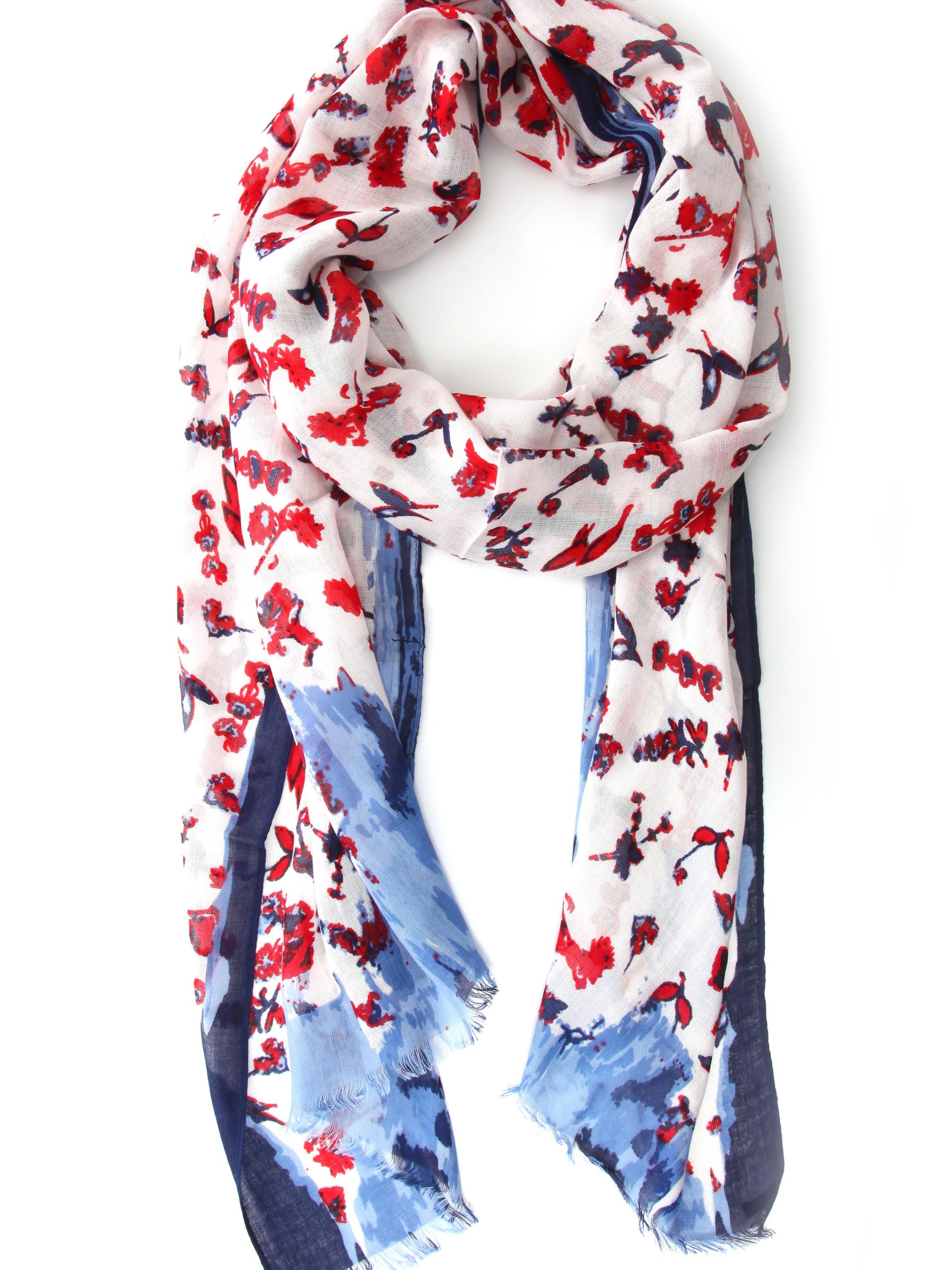 COLLEZIONE ALESSANDRO Scarf 'Daria' in Blue: front
