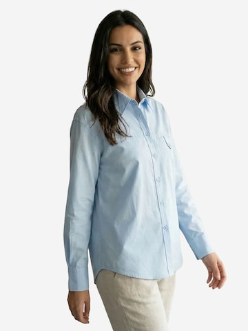My fashion Bluse in Blau