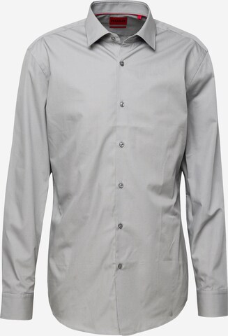 HUGO Button Up Shirt 'Jenno' in Grey: front