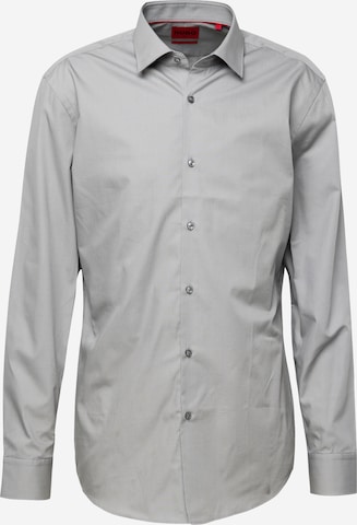 HUGO Red Button Up Shirt 'Jenno' in Grey: front