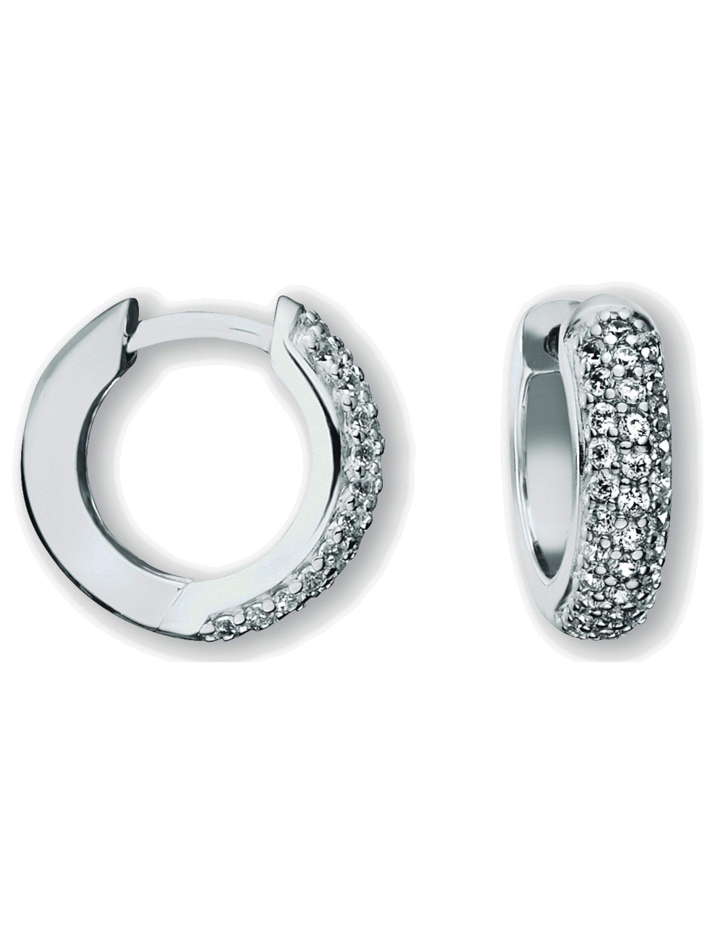 ONE ELEMENT Ohrringe in Silber: Vorderseite