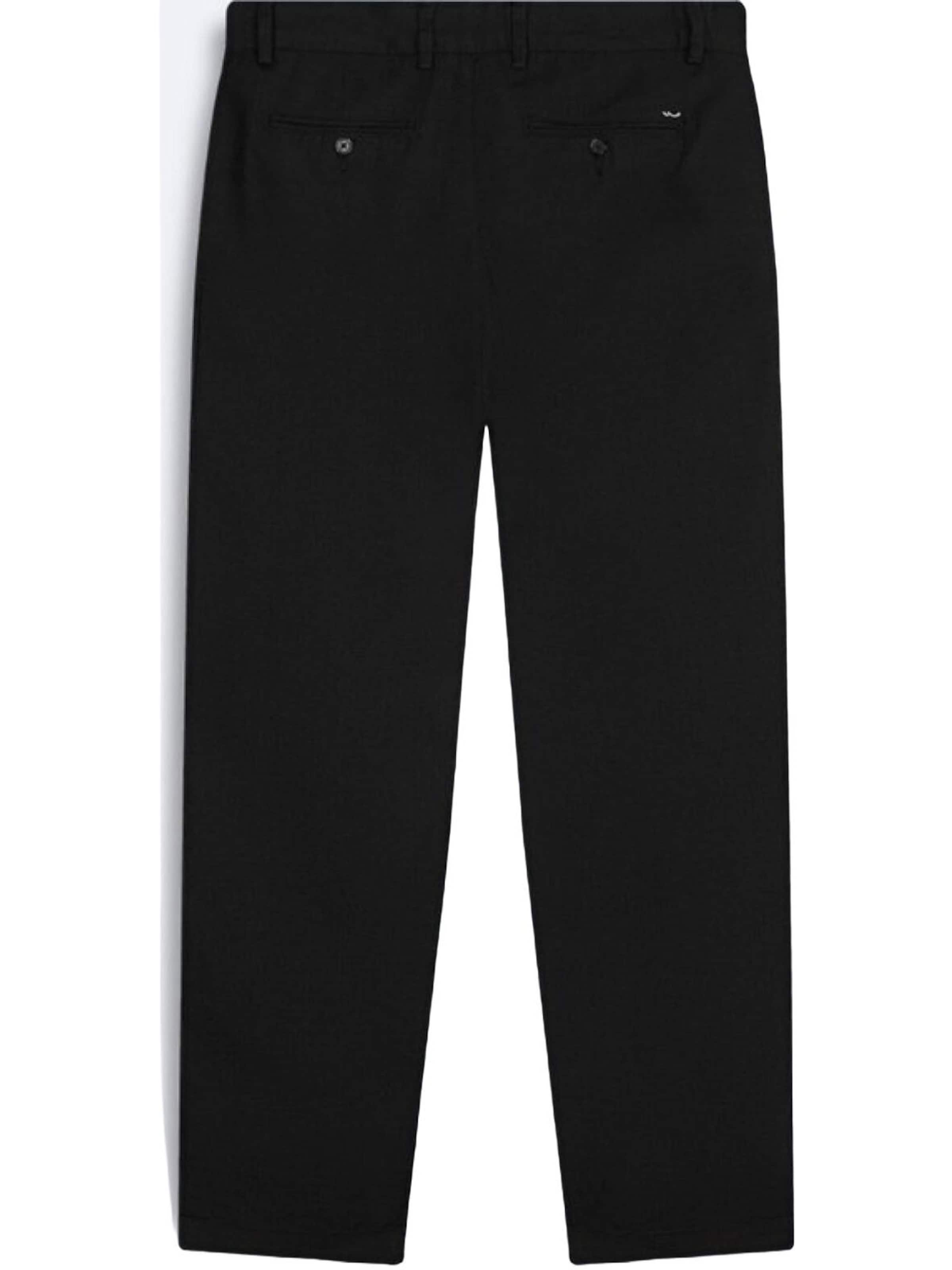 LTB Jeans - Slimfit Vaquero 'LTB Jeans Herrenhose in Leinenoptik' en negro: frente
