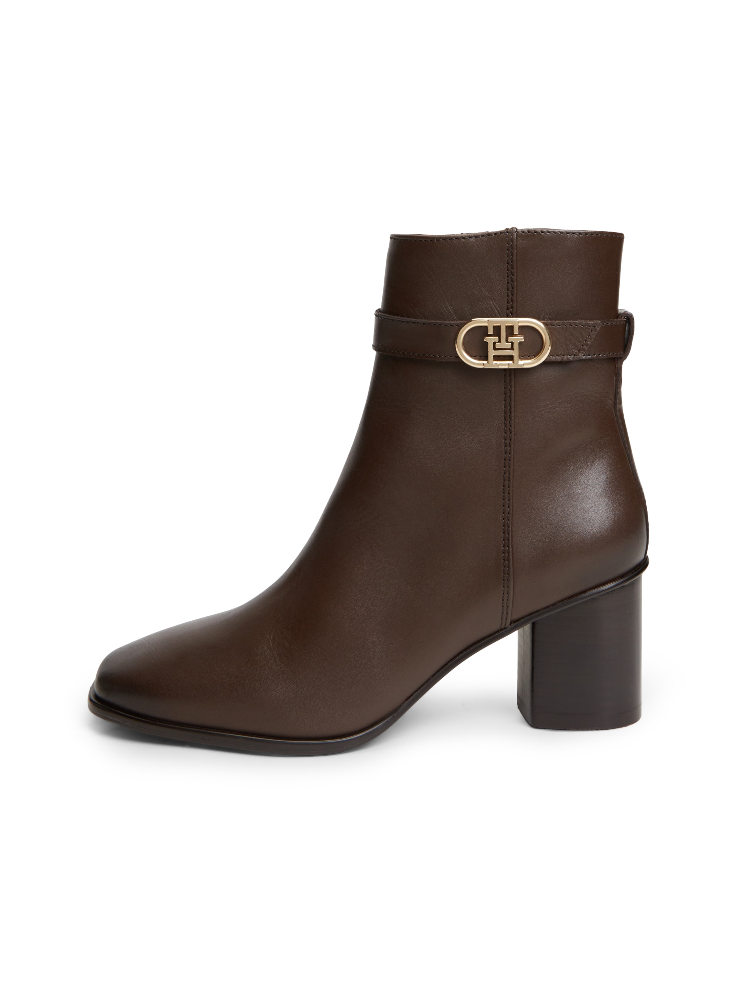 Ankle boots di TOMMY HILFIGER in marrone: frontale