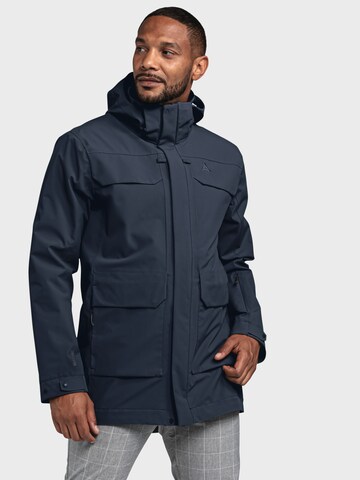 Veste outdoor 'Geneva' Schöffel en bleu : devant