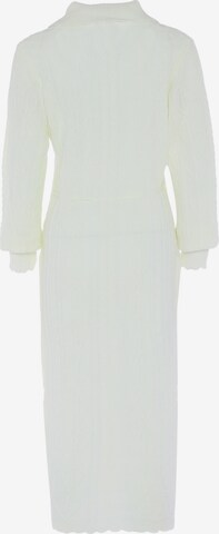 aleva Gebreide jurk in Wit