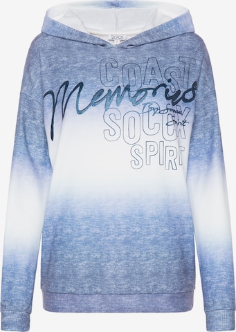 Sweat-shirt 'Meerliebe III' Soccx en bleu : devant