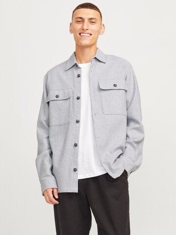 JACK & JONES Regular fit Tussenjas 'JPRRaymond' in Grijs: voorkant