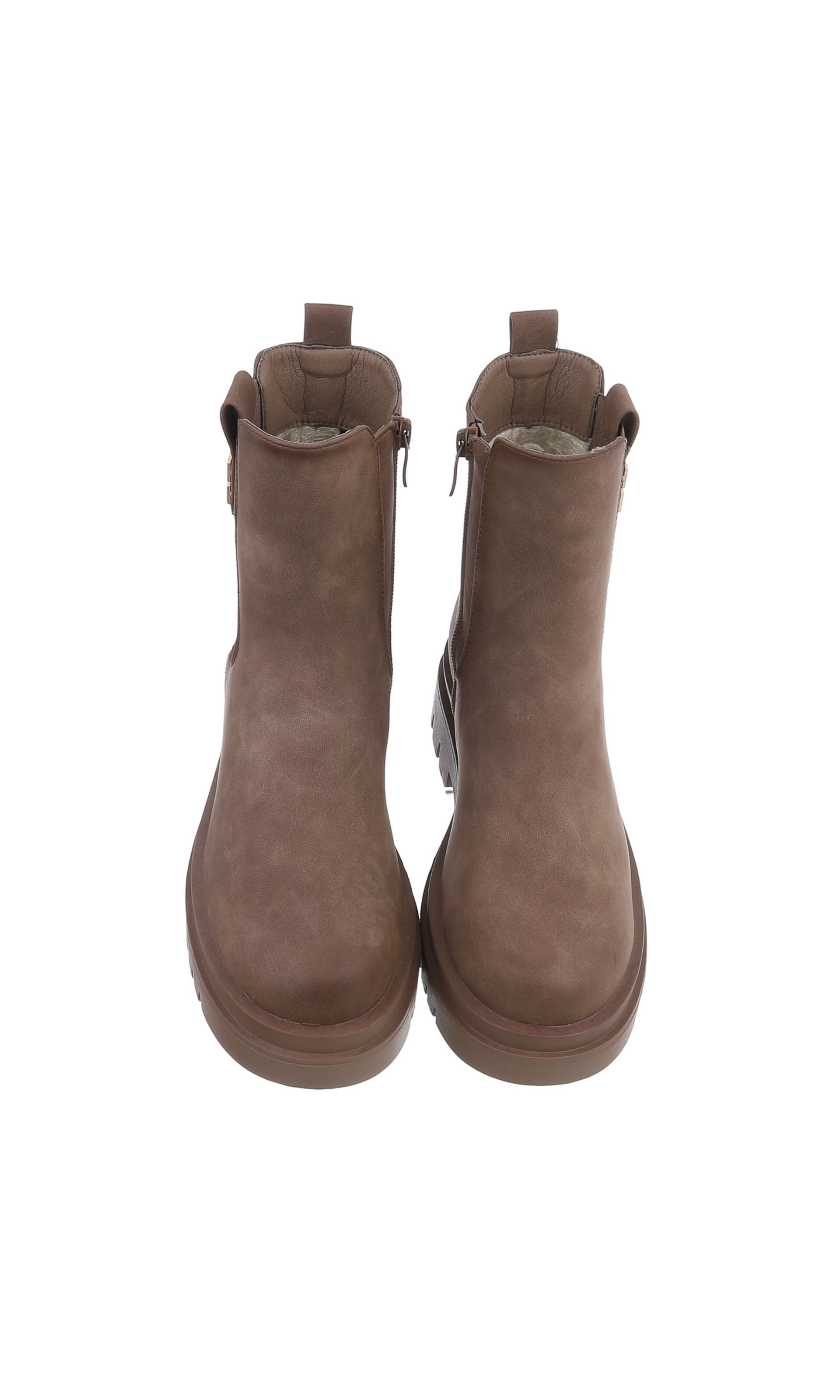 Ital-Design Stiefelette in Braun