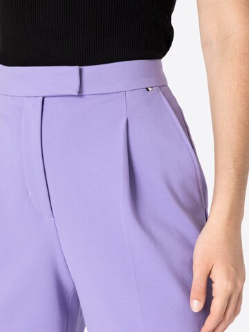 Regular Pantalon à pince 'Ternara' BOSS Black en violet