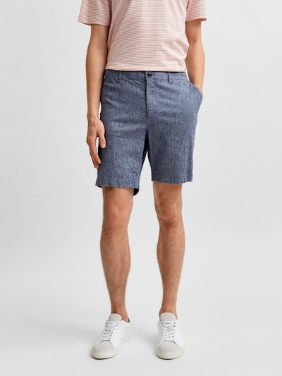 SELECTED HOMME Chino kalhoty 'Isac' - námořnická modř, Model/ka