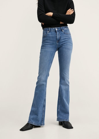 MANGO Flared Jeans 'Flare' in Blue: front