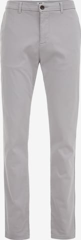 WE Fashion Chino kalhoty – šedá: přední strana