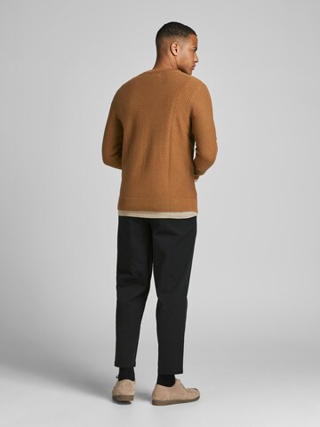 JACK & JONES Sweater 'Tons' in Brown