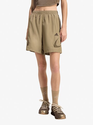 regular Pantaloni sportivi di ADIDAS in marrone: frontale