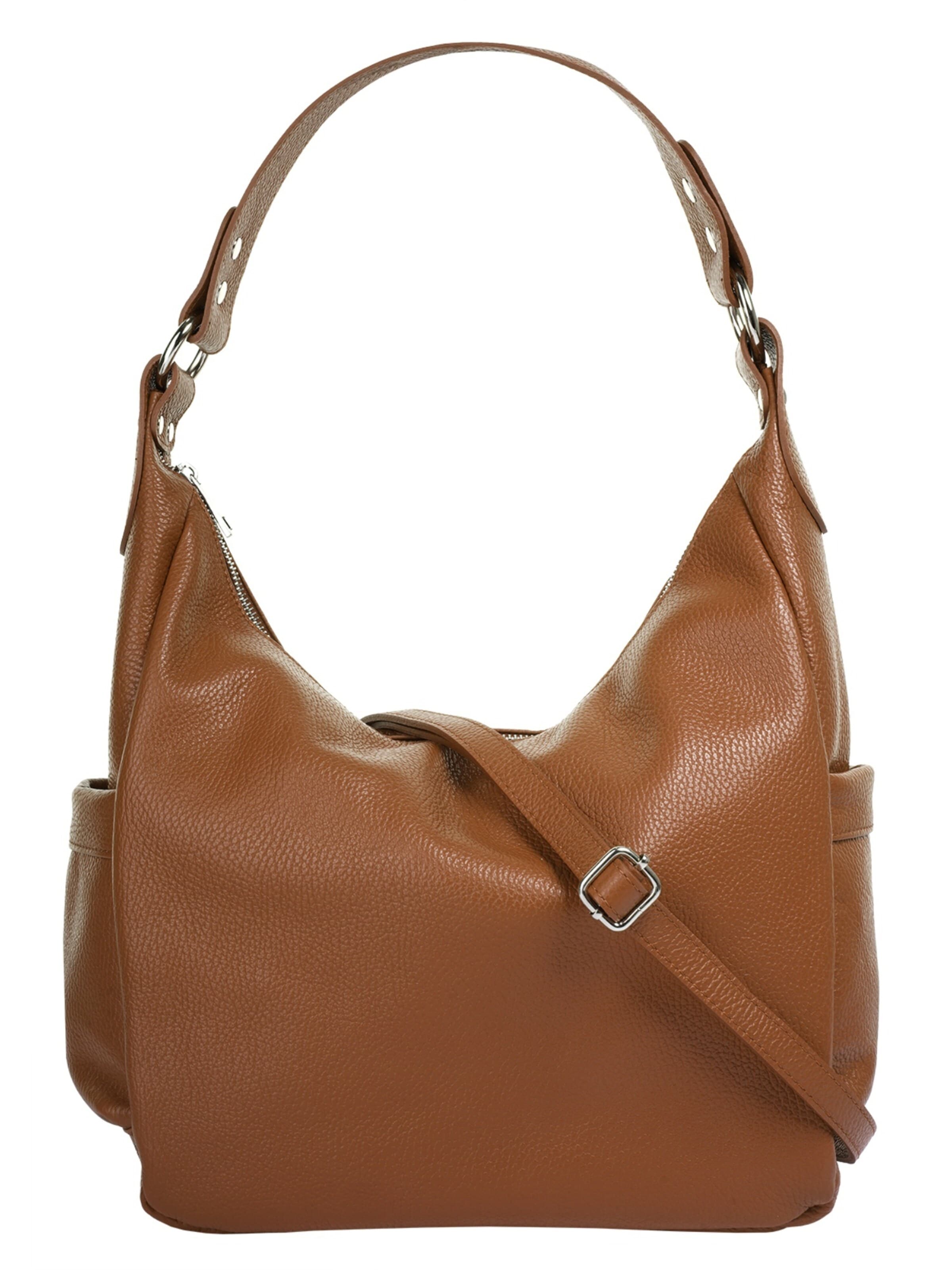 Sac bandoulière Samantha Look en marron : devant