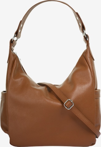 Sac bandoulière Samantha Look en marron : devant