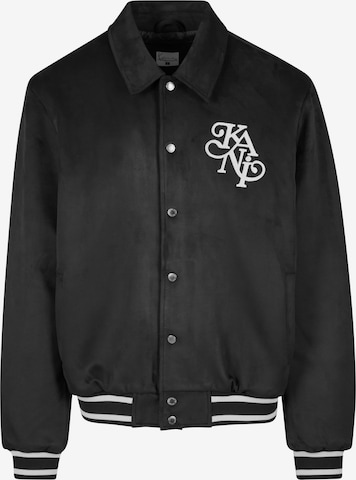 Karl Kani Välikausitakki 'Legacy' värissä musta: etupuoli