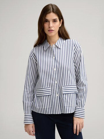 JOOP! Blouse 'Baraa' in Blauw: voorkant