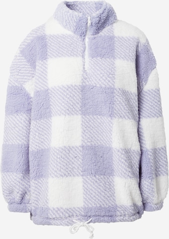 Sweat-shirt Tally Weijl en violet : devant