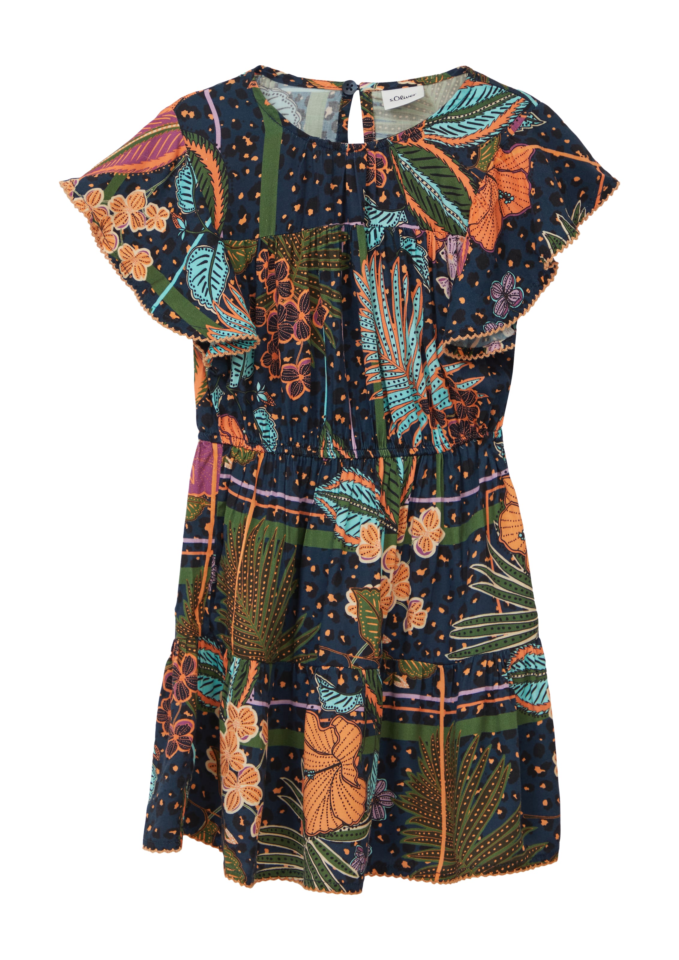 s.Oliver Dress in Blue: front