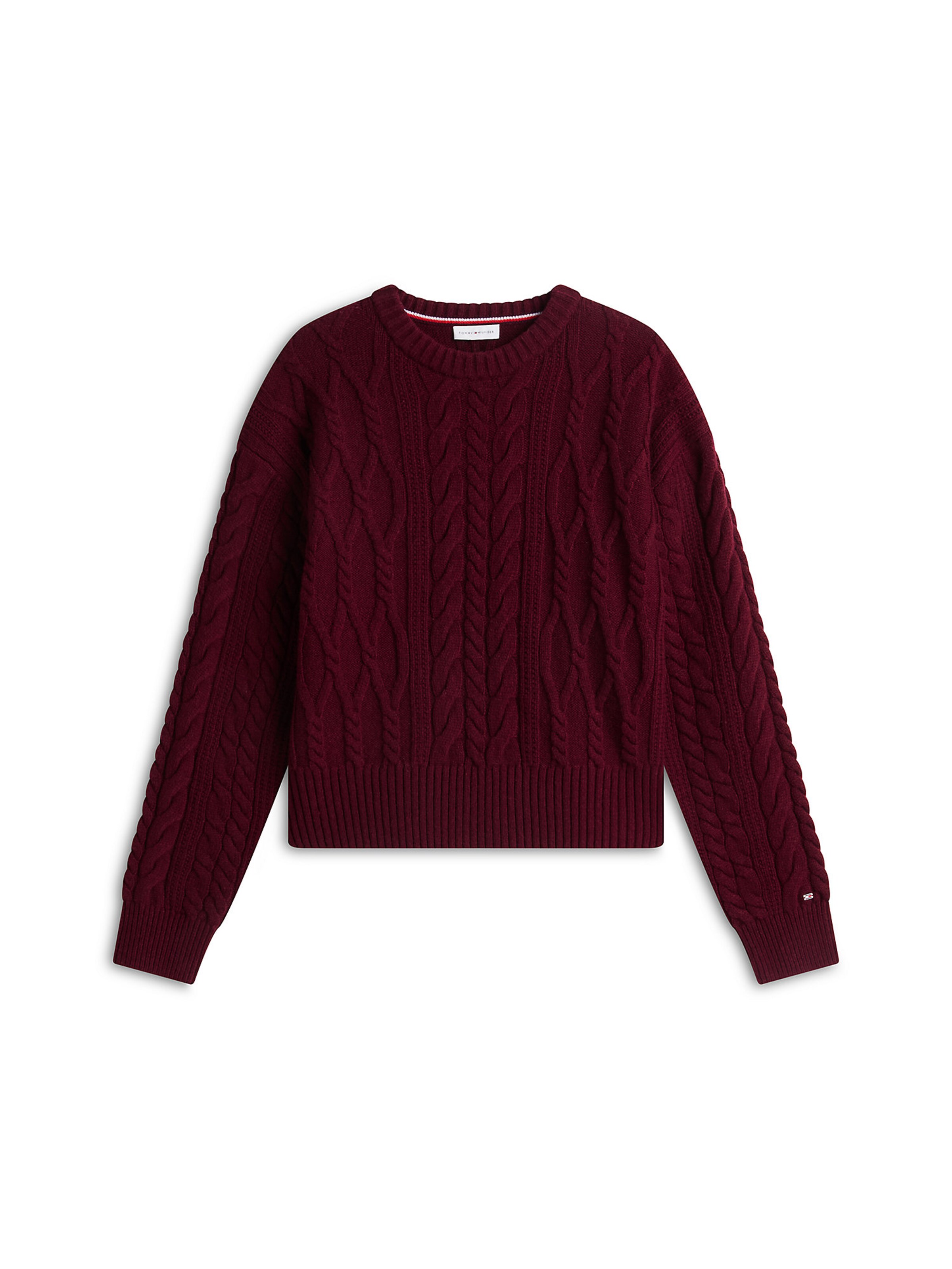 TOMMY HILFIGER Pullover in Rot: Vorderseite
