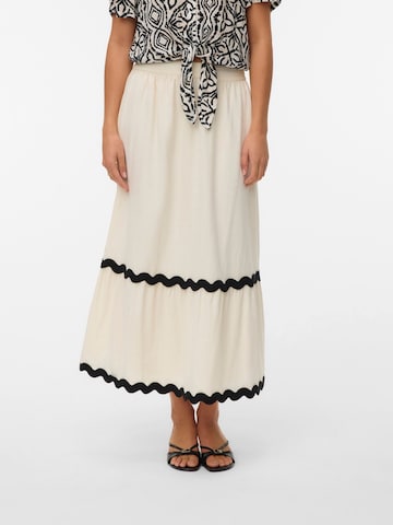 VERO MODA - Falda en beige: frente