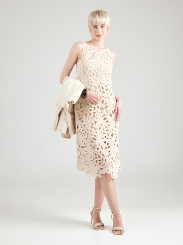 Abito in maglia 'OBJKRISTI' di OBJECT in beige: frontale