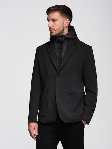 Ombre Regular fit Blazer in Black