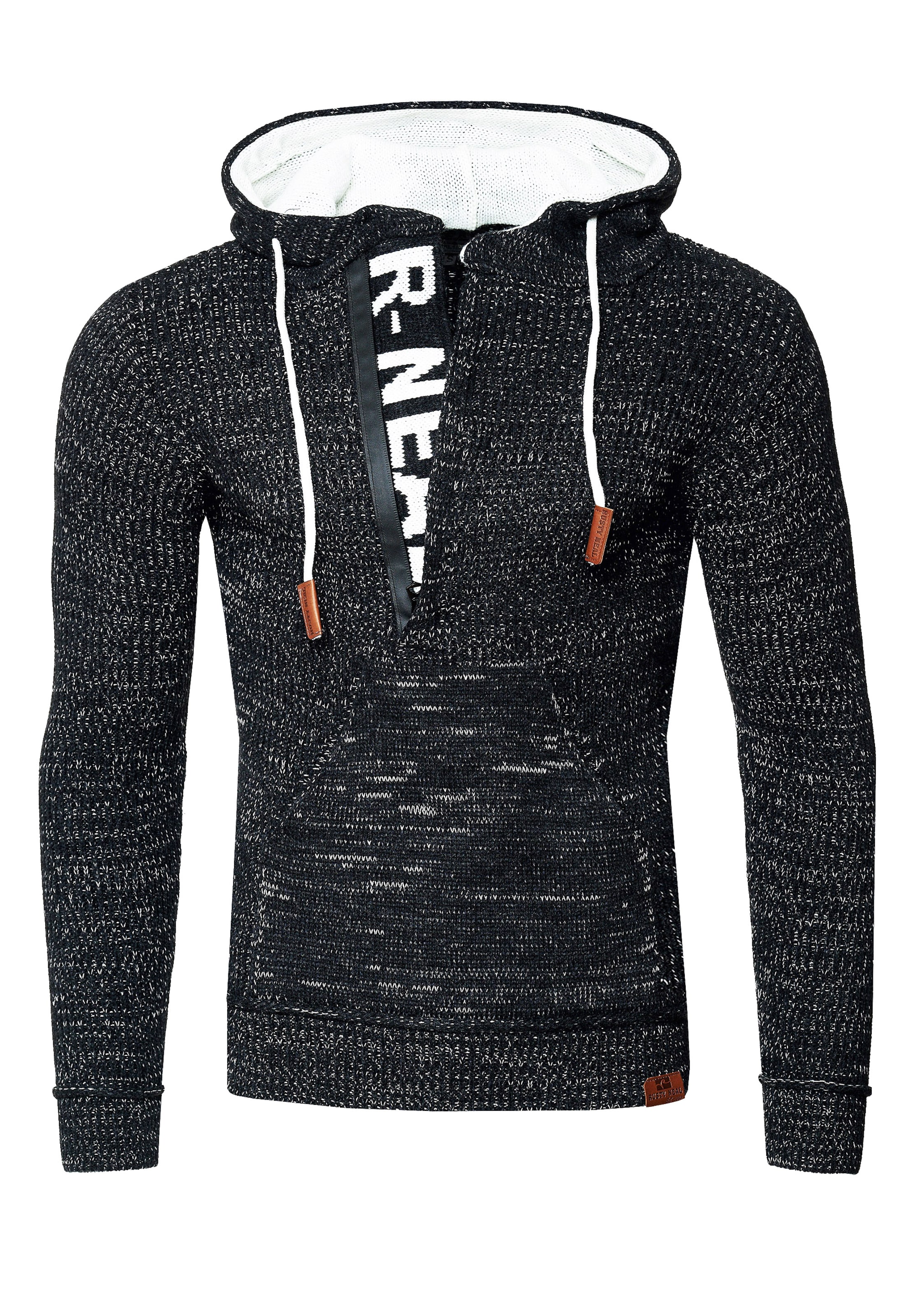 Rusty Neal Pullover in Grau: Vorderseite